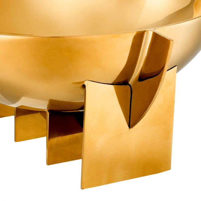 Cuenco Bismarck acabado dorado