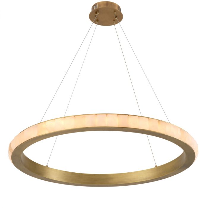 Chandelier Cabildo antique brass finish