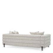 Sofa York seashell off-white bronze finish