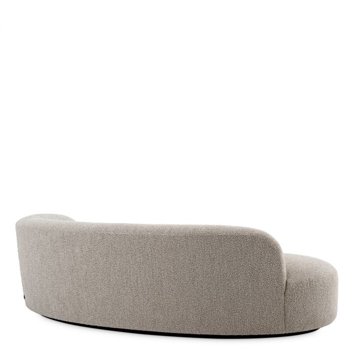 Sofá Morten bouclé gris