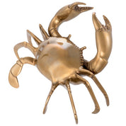 Object Crab vintage brass finish