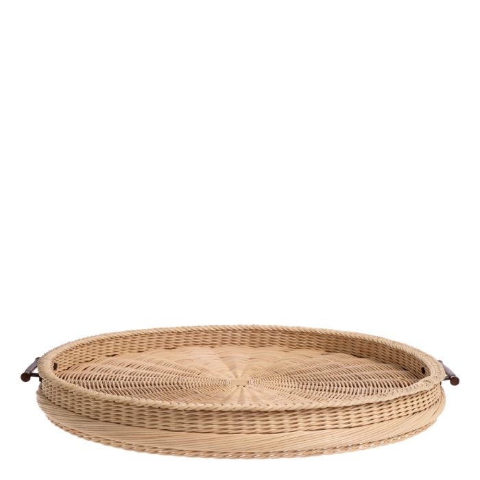 Tray Vimini L natural rattan