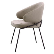 Dining Chair Kinley savona greige velvet