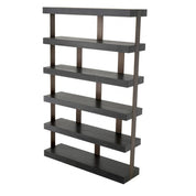 Cabinet Dalmar charcoal grey oak veneer