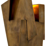 Wall Lamp Origami vintage brass finish