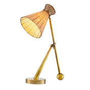 Table Lamp Kon Tiki rattan