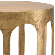 Side Table Gardini vintage brass finish