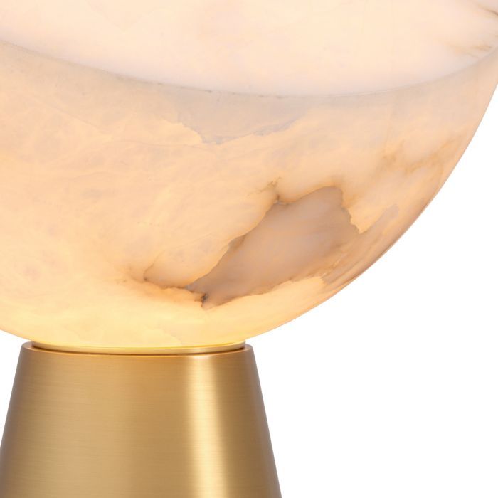 Table lamp Chamonix antique brass finish