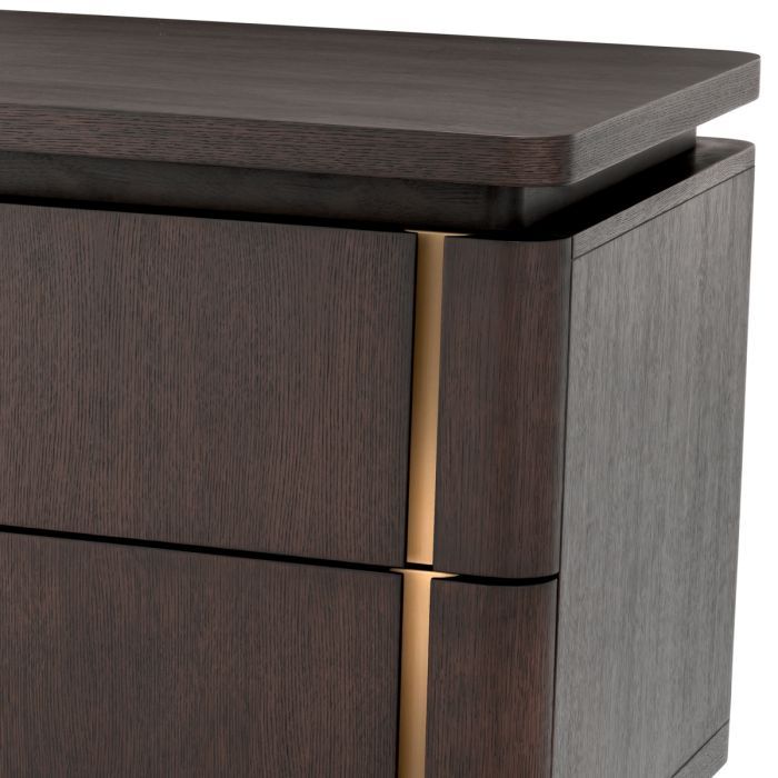 Desk Modesto mocha oak veneer