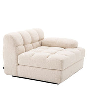 Sofá modular Dean bouclé crema - Derecha