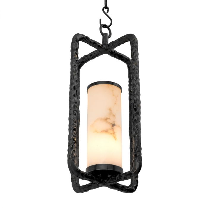 Lámpara de araña San Lorenzo con acabado en bronce.