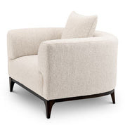 Chair Brannan bouclé chalk white