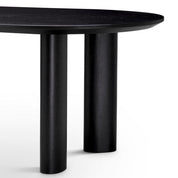 Dining Table Mogador S black veneer