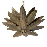 Chandelier Varano vintage brass finish