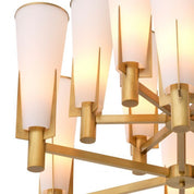 Chandelier Dino Double antique brass finish