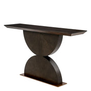 Mesa Consola Spring chapada en roble moca