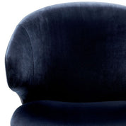 Dining Chair Volante with arm savona midnight blue