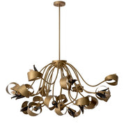 Chandelier Corrientes antique brass finish