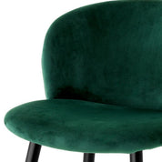 Counter Stool Volante roche dark green velvet