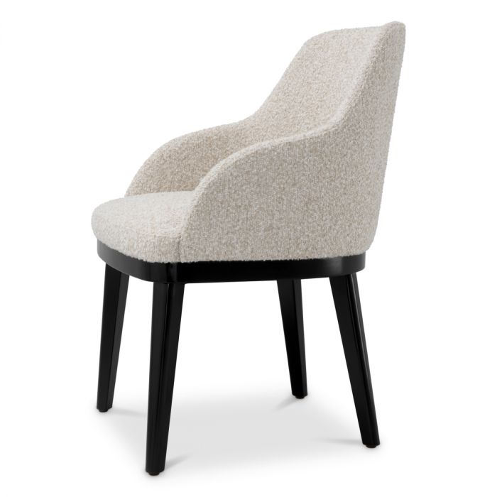 Dining Chair Costa with arm kempton beige