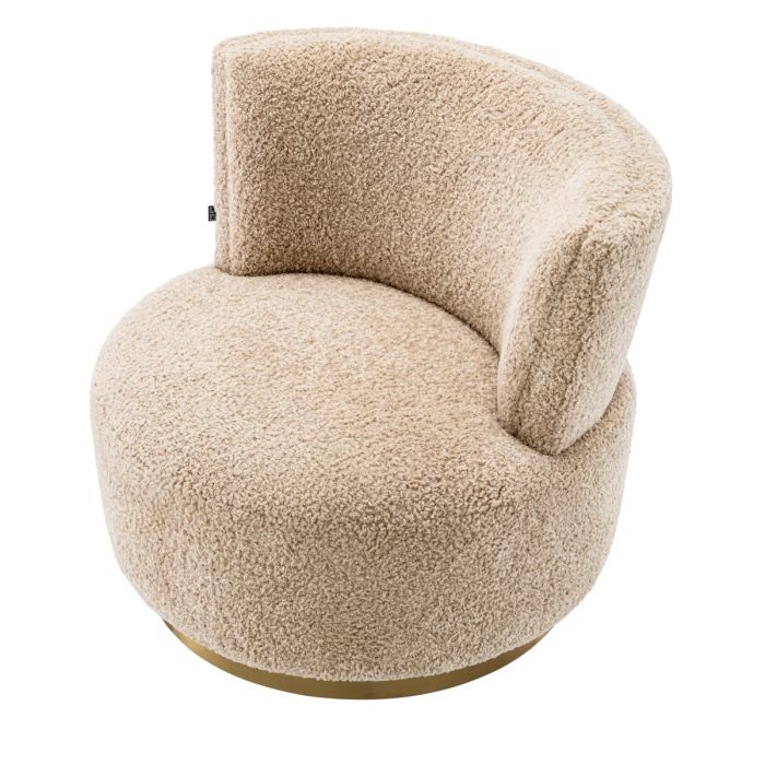 Swivel Chair Alonso canberra sand
