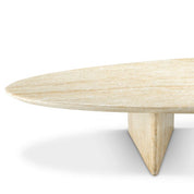 Mesa de centro para exterior Aurore imitación travertino