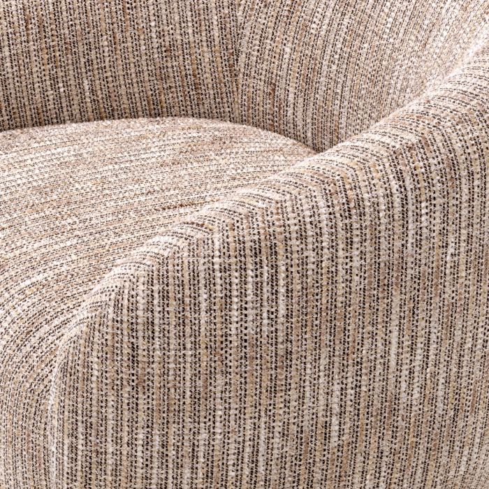 Swivel Chair Brice mademoiselle beige