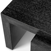 Coffee Table Salento charcoal grey oak veneer