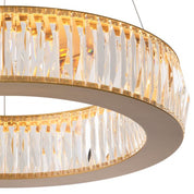 Chandelier Vancouver antique brass finish S