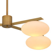 Chandelier Evergreen S antique brass finish