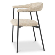 Silla de comedor Julio bouclé sonata crema juego de 2
