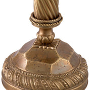 Candle Holder Carnier vintage brass finish S