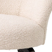 Silla de Comedor Moretti bouclé crema