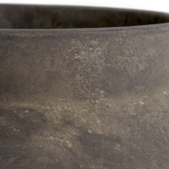 Jarrón Moon Jar acabado topo L