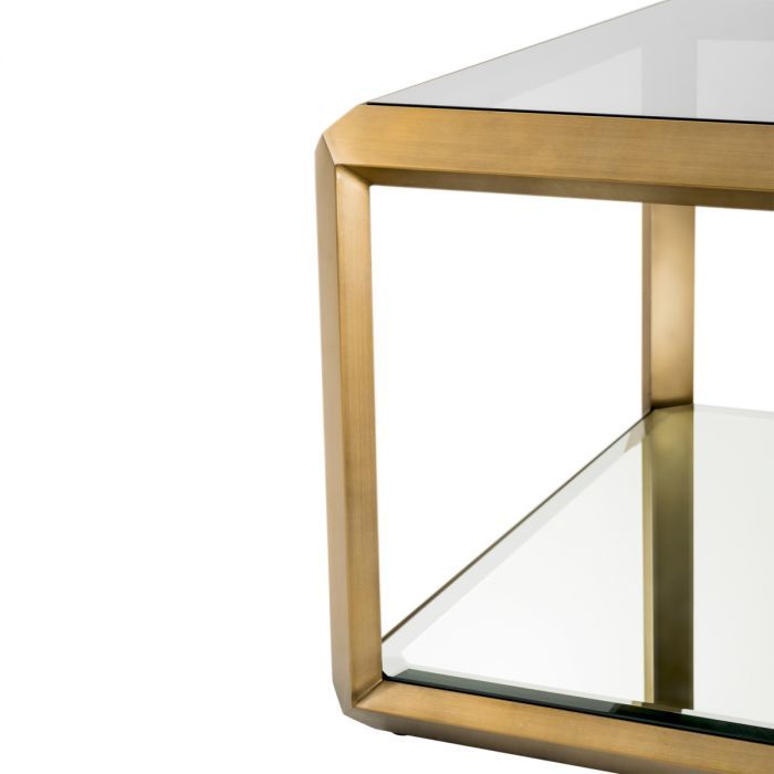 Side Table Callum brushed brass finish