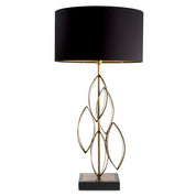 Table Lamp Bellamont vintage brass finish incl shade