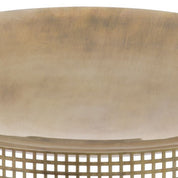 Bowl Sterling L vintage brass finish