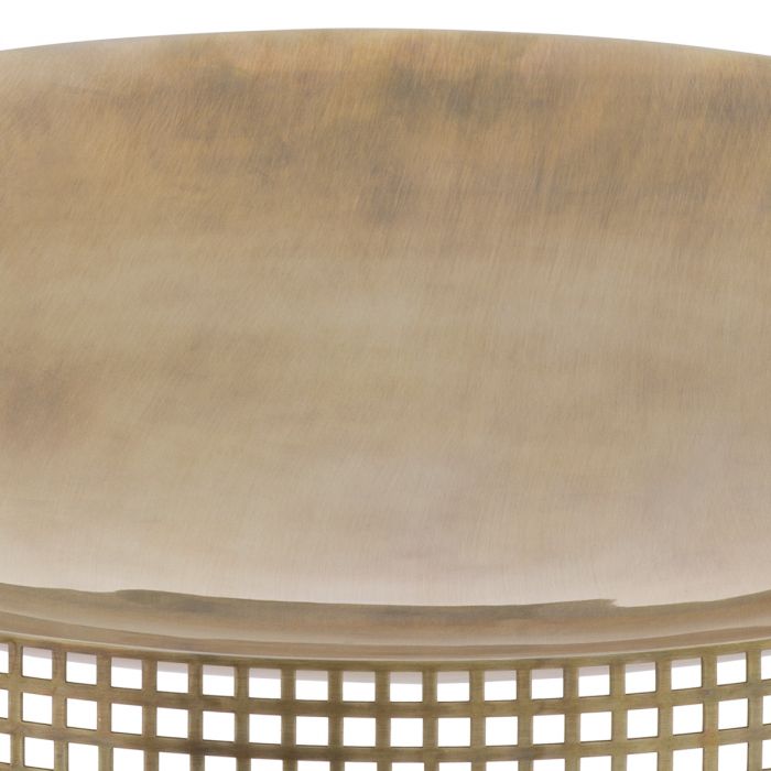 Bowl Sterling L vintage brass finish