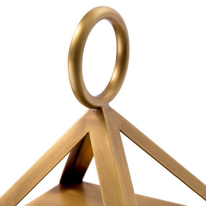 Outdoor Lamp Riserva S antique brass finish