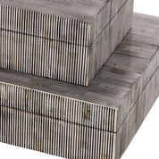 Caja Lucille S negro blanco