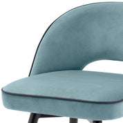 Counter Stool Cliff savona blue velvet set of 2