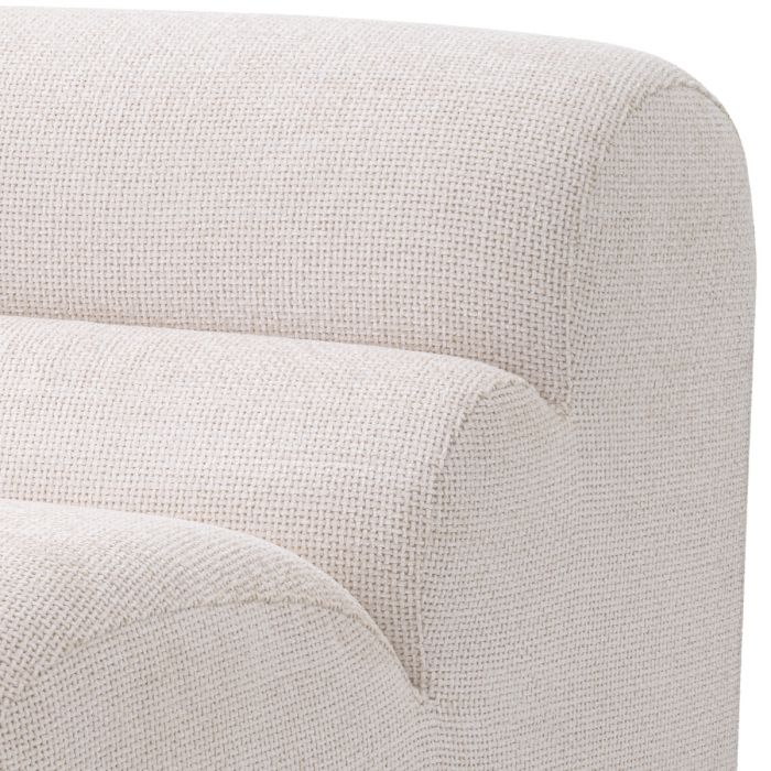 Sofá modular Lindau esquina interior lyssa blanco roto
