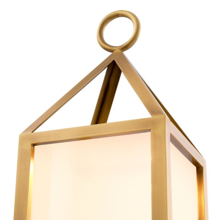 Outdoor Lamp Riserva L antique brass finish