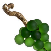 Object French Grapes green vintage brass finish