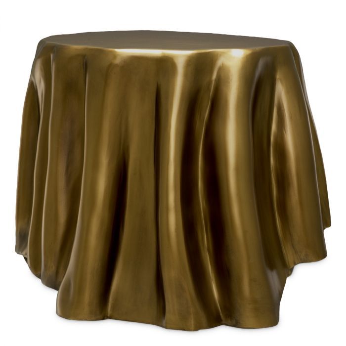 Side Table Chabot vintage brass finish