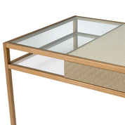 Desk Napa Valley woven washed oak veneer