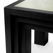 Side Table Metropolitan black open grain veneer