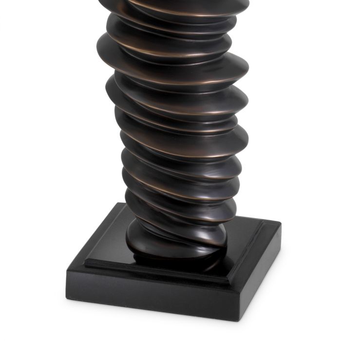Table Lamp Miro bronze highlight finish incl shade