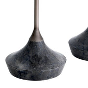 Side Table Puglia grey marble set of 2