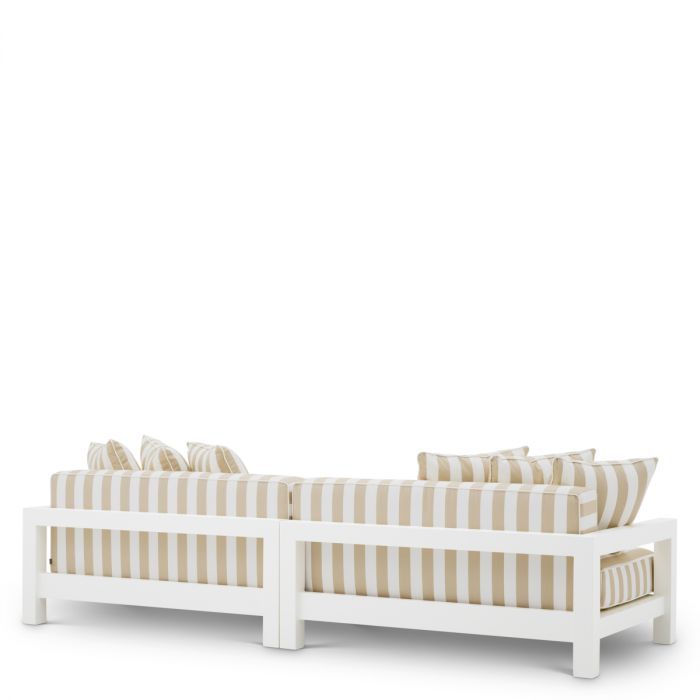 Sofá de exterior Cap-Antibes blanco mate florent beige